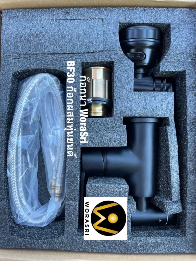 Robot Brass Basin Faucet Matt Black Deck Mounted Cold and Hot 8