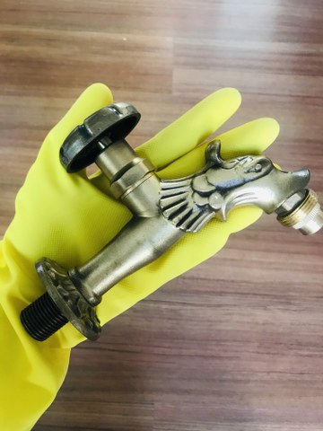 วิธีขัดก๊อกทองเหลือง