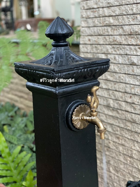 Squirrel Tap ก๊อกน้ำทองเหลืองแท้ล้างพื้นติดผนังกำแพงจัดสวนตกแต่งสนามนักษัตรโบราณรูปสัตว์