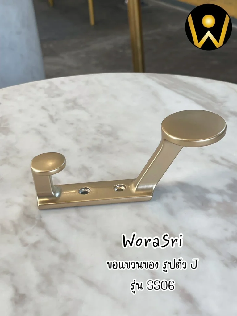 ss06 ฮุคตะขอสแตนเลสติดผนังที่แขวนผ้าเช็ดตัวในห้องน้ำ