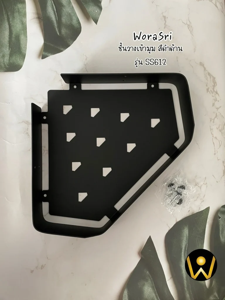 ชั้นวางของในห้องน้ำเข้ามุมติดผนังตะแกรงตะกร้าใส่สบู่สแตนเลส